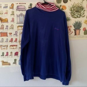 UNIQUE Lacoste Striped TurtleNeck